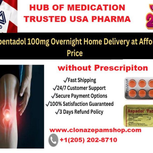 Buy Tapentadol 100mg Online Extended-Release Tablets Overnight Delivery