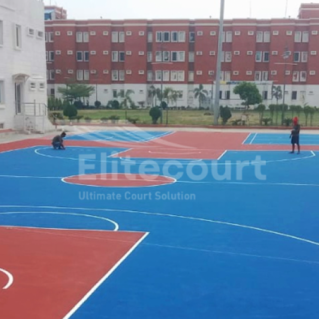 Synthetic Acrylic Sports Flooring Manufacturer