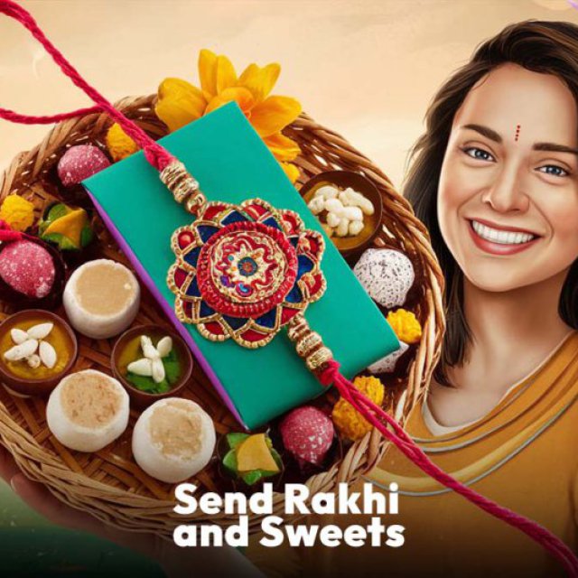 Send Rakhi and Sweets Online