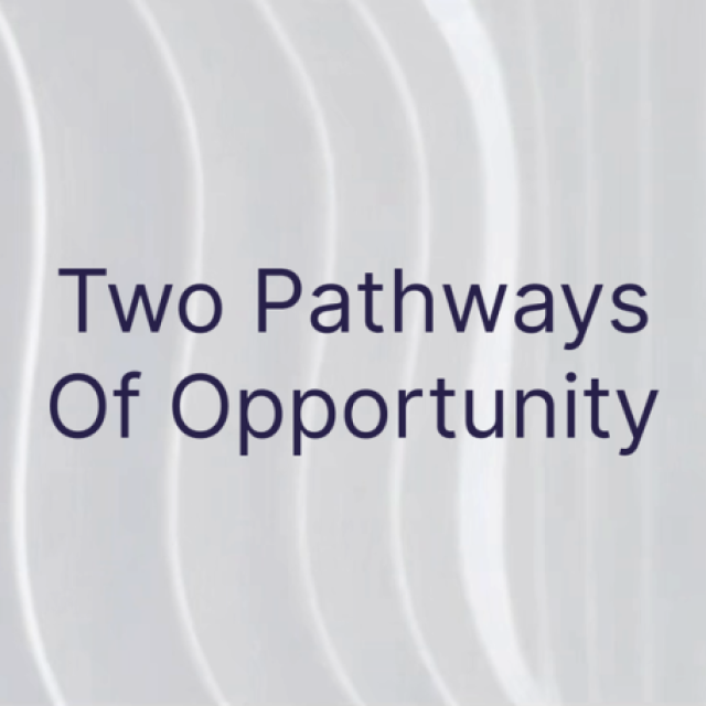 Two Pathways Of Opportunity