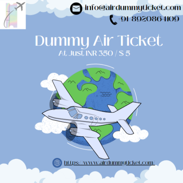 Air dummy ticket