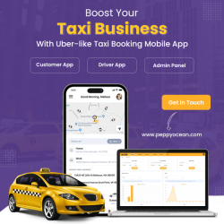 Taxi App Development Company - PeppyOcean