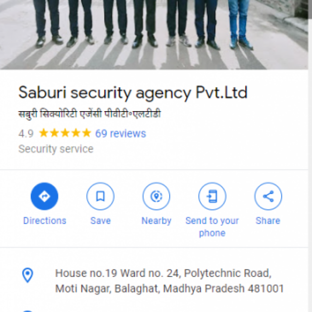 Saburi security agency Pvt. Ltd