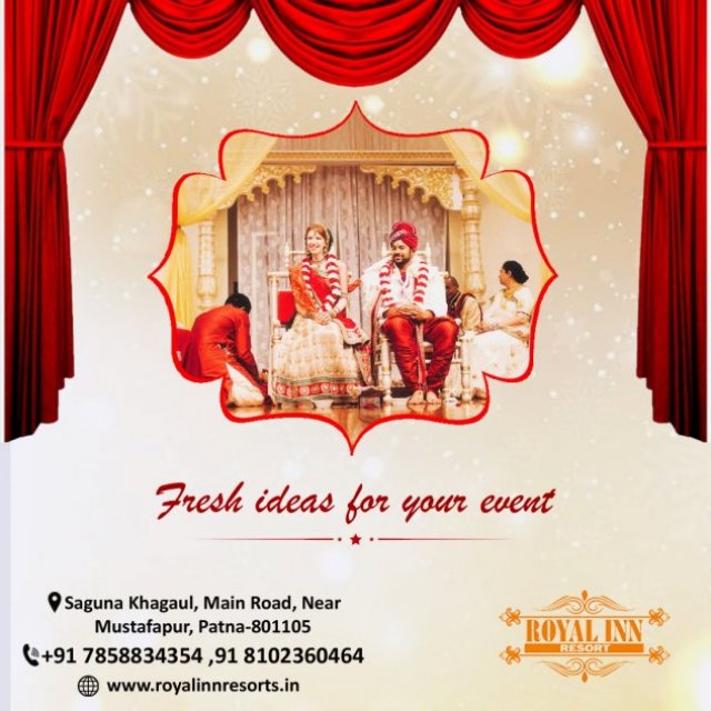 Royal Inn Resort, Best Banquet Hall in Patna